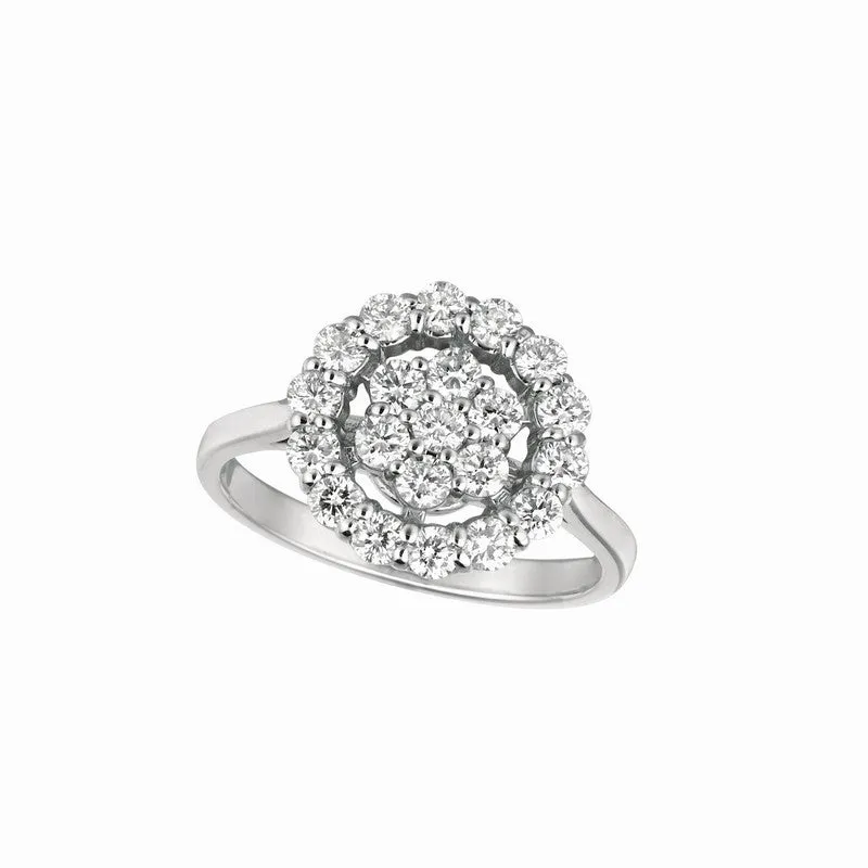 DIAMOND RING 14K GOLD (1.02 CTW) R7119-1WD