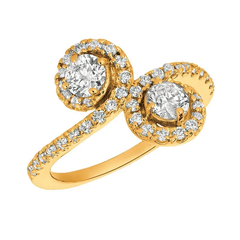 DIAMOND RING 14K GOLD (1.5 CTW) 2