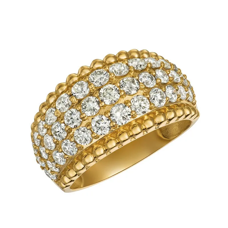 DIAMOND RING 14K GOLD (2 CTW) 3