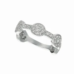 DIAMOND ROUND RING 14K GOLD (0.65 CTW)