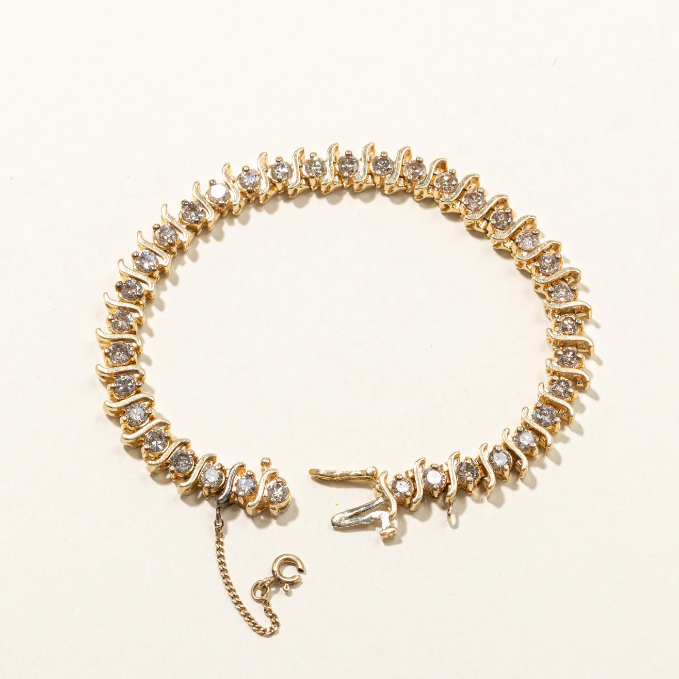 Diamond Tennis Bracelet | 4.20ctw | 8" |
