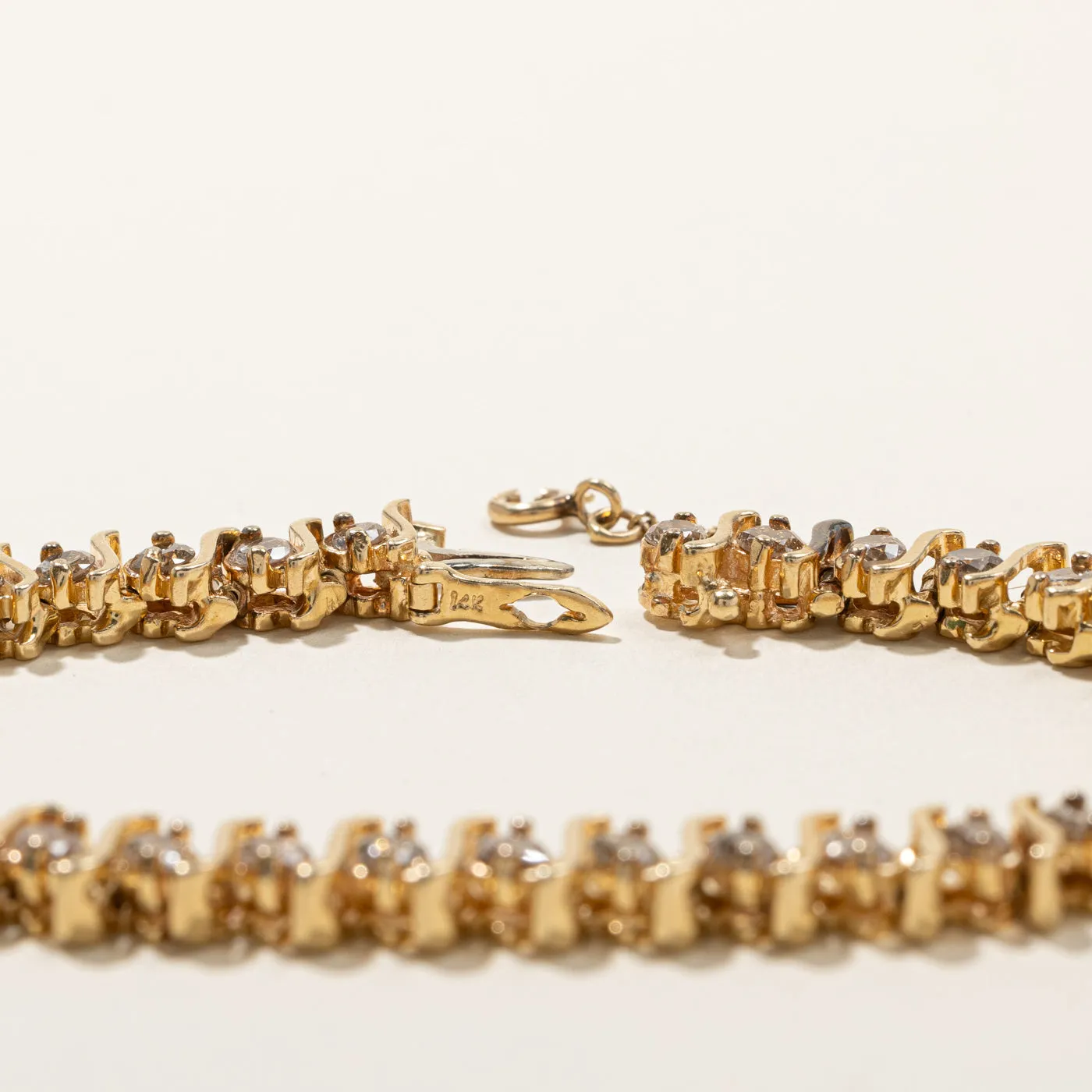 Diamond Tennis Bracelet | 4.20ctw | 8" |