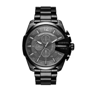 Diesel Black Stainless Steel Black Dial Quartz Watch for Gents - DZ4355
