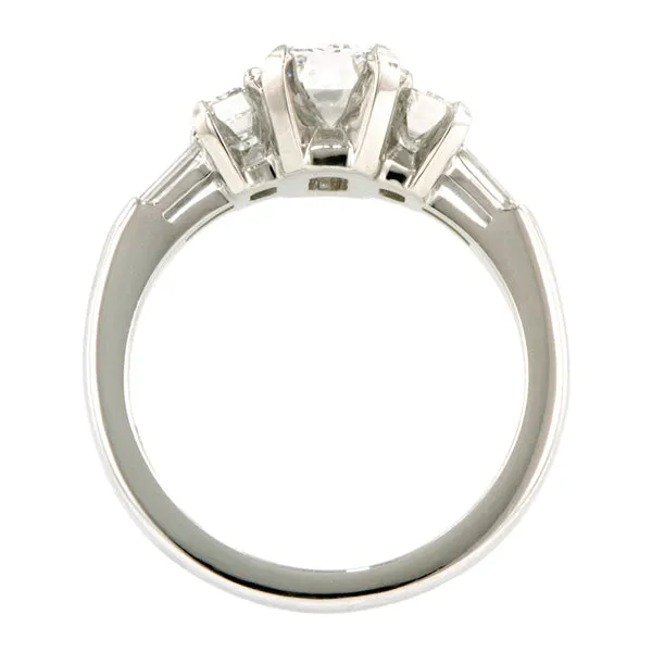 Emerald Cut Diamond Engagement Ring, 1.15ct