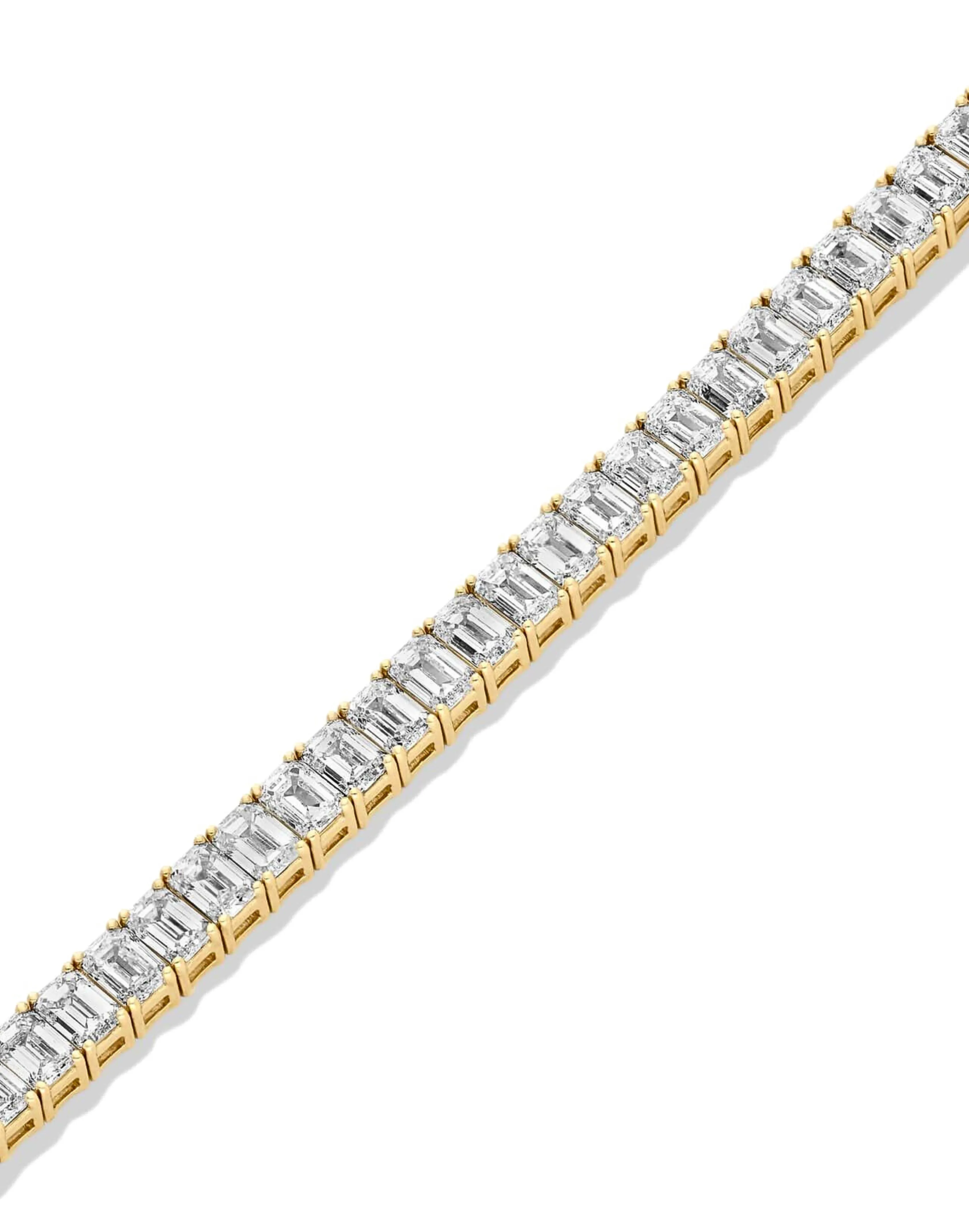 Emerald Diamond Tennis Bracelet