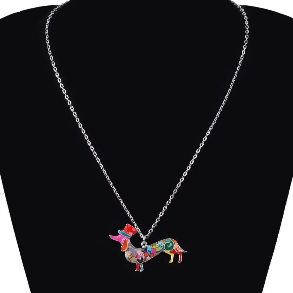 Enamel Necklace Choker Chain Collar