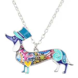 Enamel Necklace Choker Chain Collar