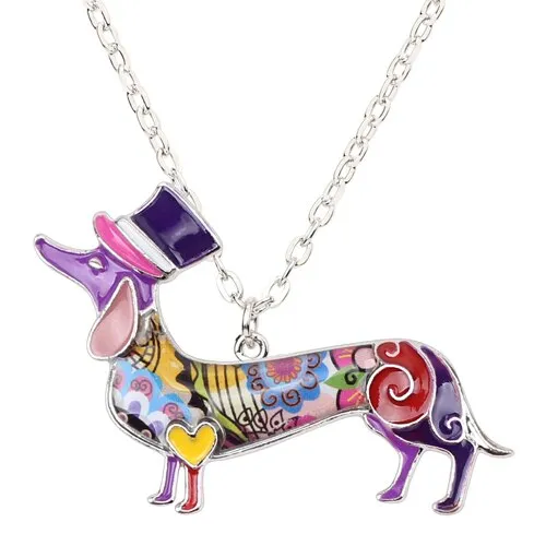 Enamel Necklace Choker Chain Collar