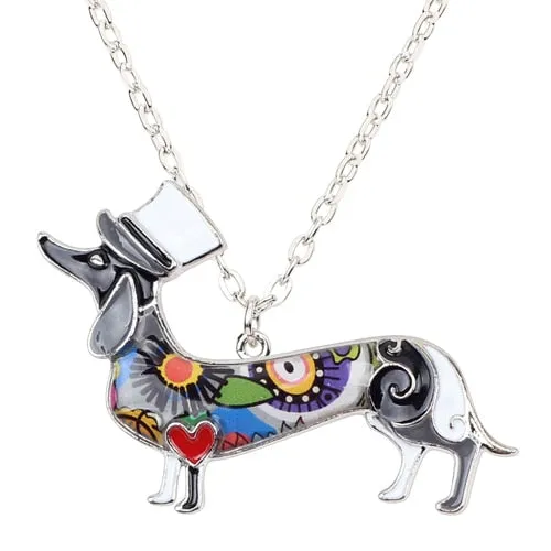 Enamel Necklace Choker Chain Collar