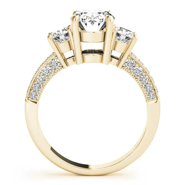 Engagement Rings 3 Stone Oval - TN82944