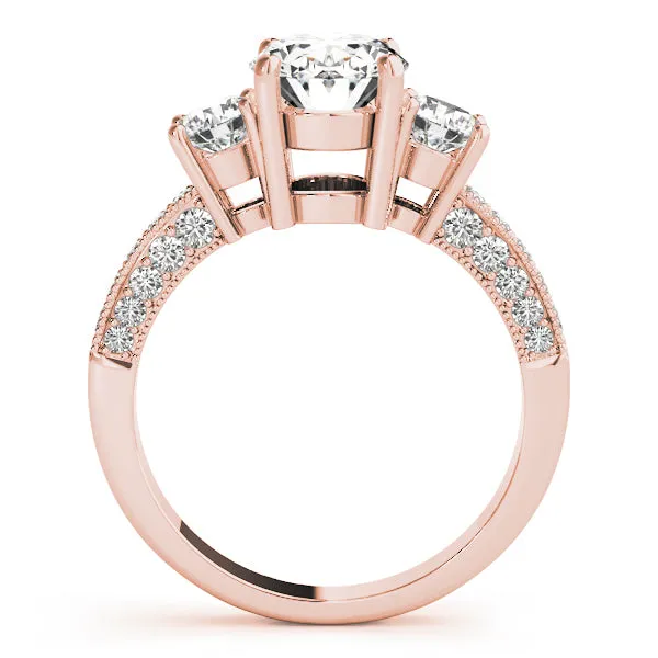 Engagement Rings 3 Stone Oval - TN82944
