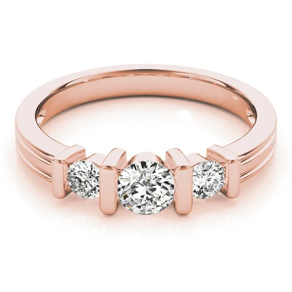 Engagement Rings 3 Stone Round - TN82567
