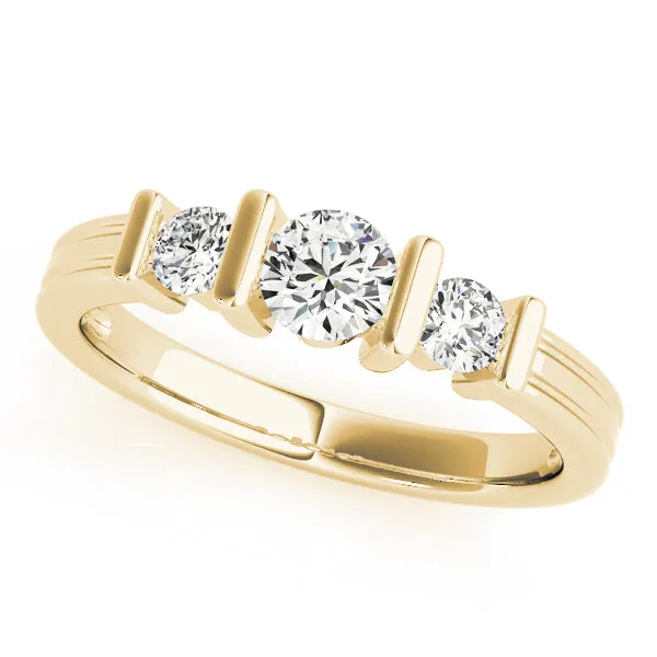 Engagement Rings 3 Stone Round - TN82567