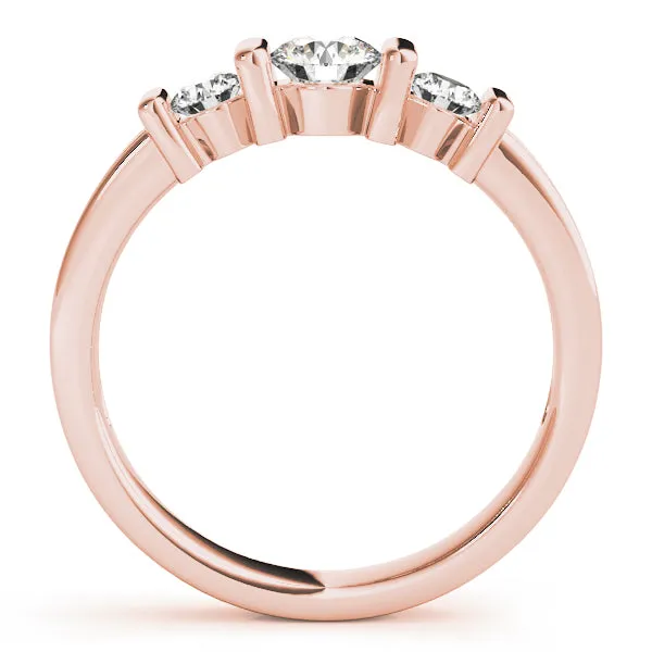 Engagement Rings 3 Stone Round - TN82567