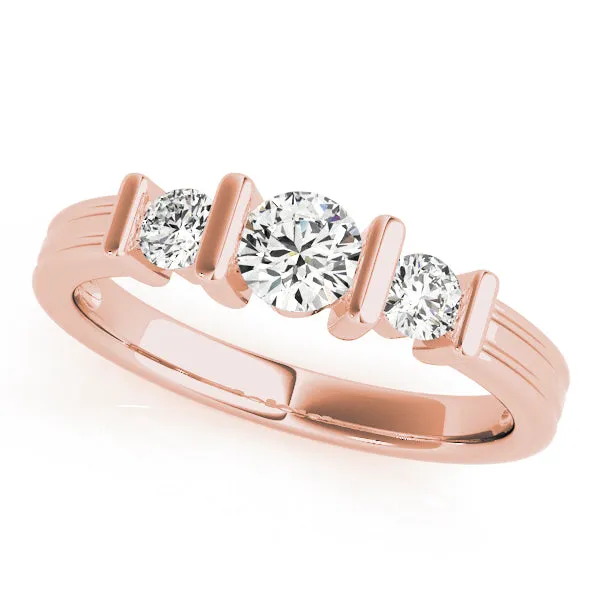 Engagement Rings 3 Stone Round - TN82567