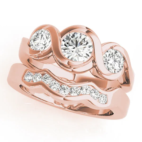 Engagement Rings 3 Stone Round - TN82952