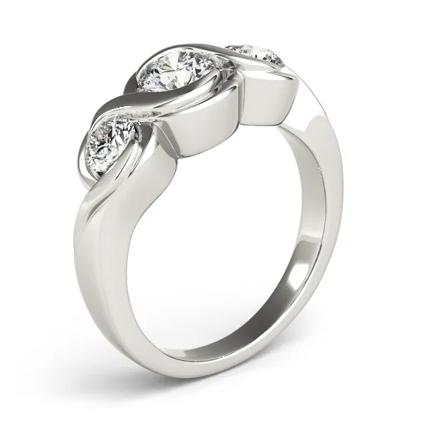 Engagement Rings 3 Stone Round - TN82952