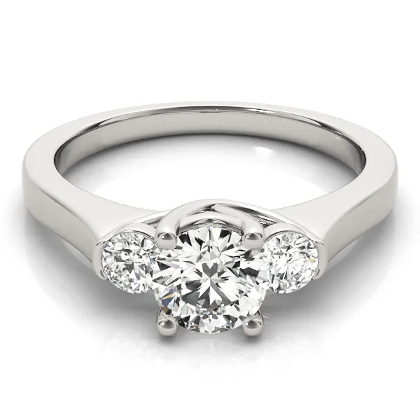 Engagement Rings 3 Stone Round - TN83785
