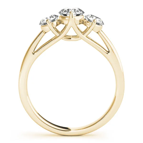 Engagement Rings 3 Stone Round - TN83821