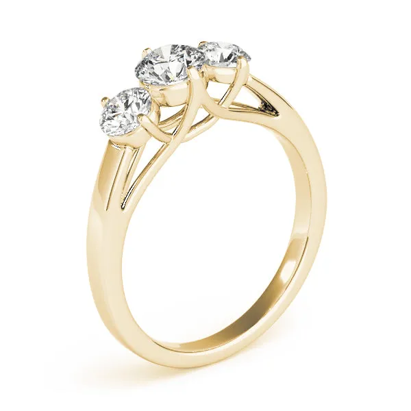 Engagement Rings 3 Stone Round - TN83821