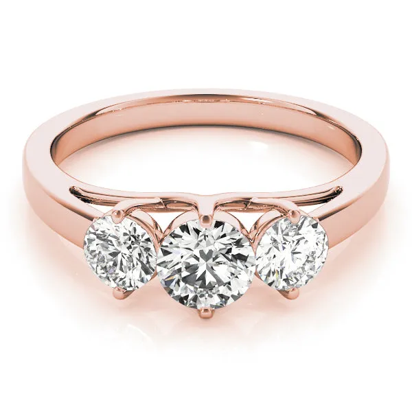 Engagement Rings 3 Stone Round - TN83821