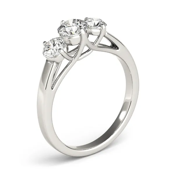 Engagement Rings 3 Stone Round - TN83821