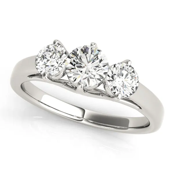 Engagement Rings 3 Stone Round - TN83821