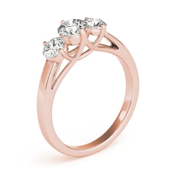 Engagement Rings 3 Stone Round - TN83821