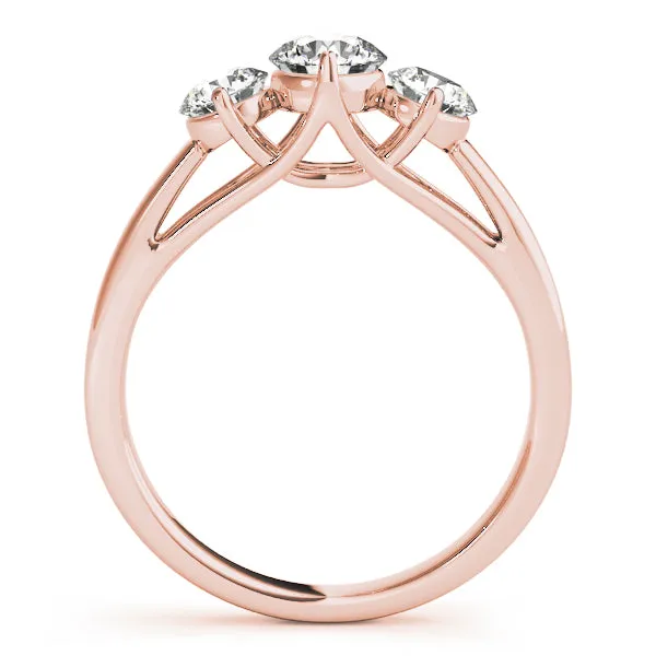 Engagement Rings 3 Stone Round - TN83821