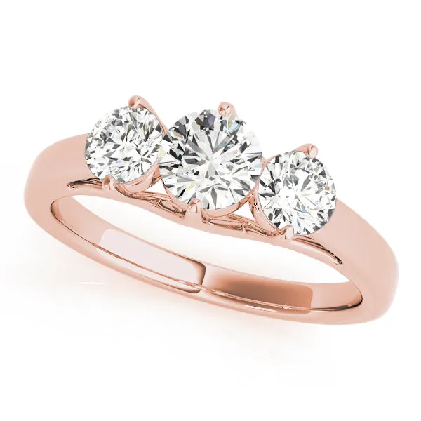 Engagement Rings 3 Stone Round - TN83821