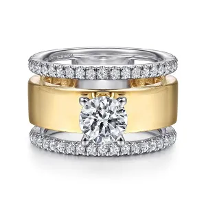 Eternal Harmony Diamond Engagement Ring Mounting