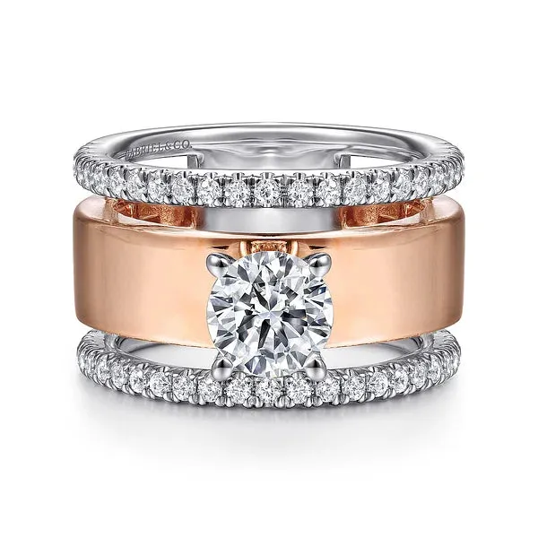 Eternal Harmony Diamond Engagement Ring Mounting