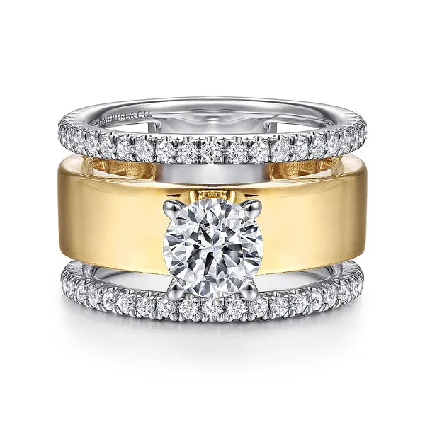Eternal Harmony Diamond Engagement Ring Mounting
