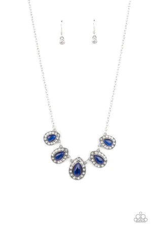 Everlasting Enchantment Blue Paparazzi Necklace