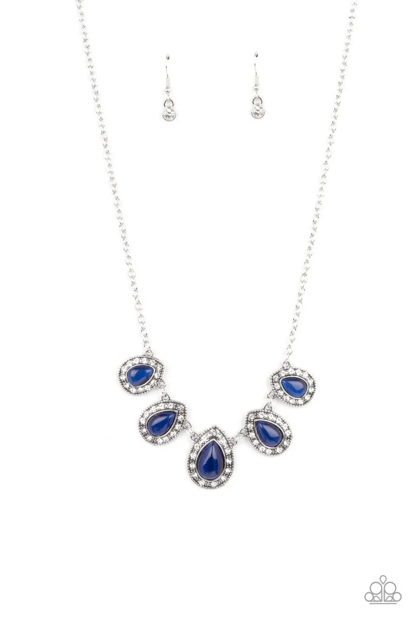 Everlasting Enchantment Blue Paparazzi Necklace