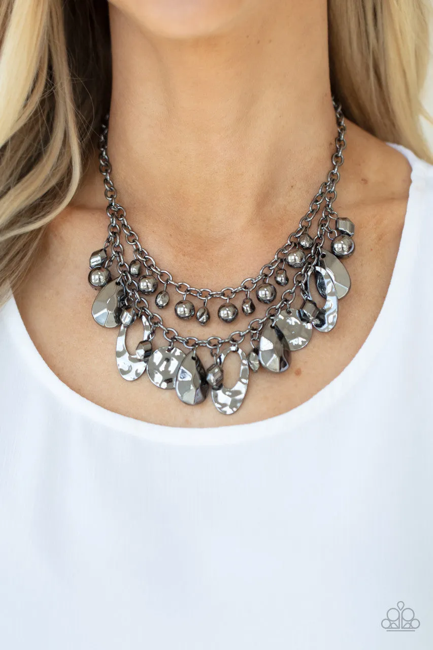 Extra Exhilarating Black Paparazzi Necklace