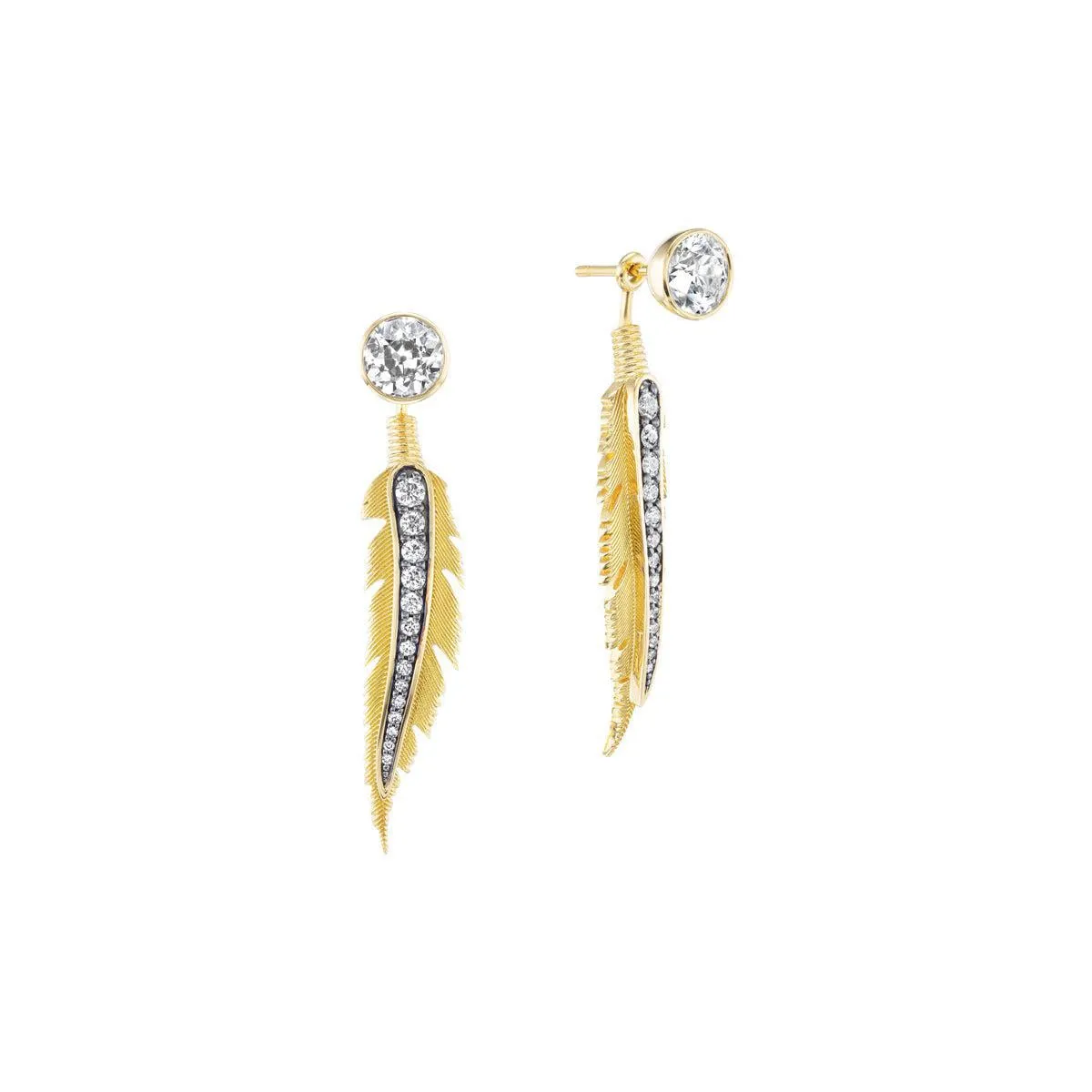 Feather Earrings (Large)
