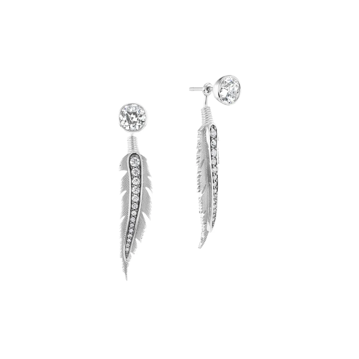 Feather Earrings (Large)