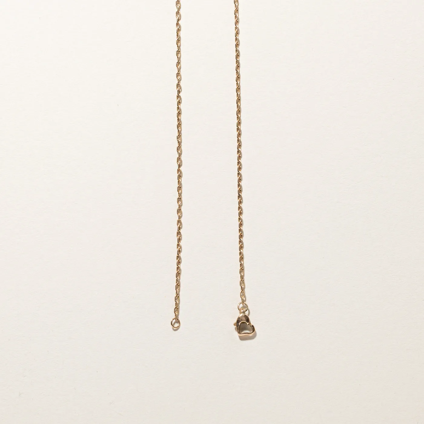 Filigree Synthetic Ruby Necklace | 0.07ctw | 15"|