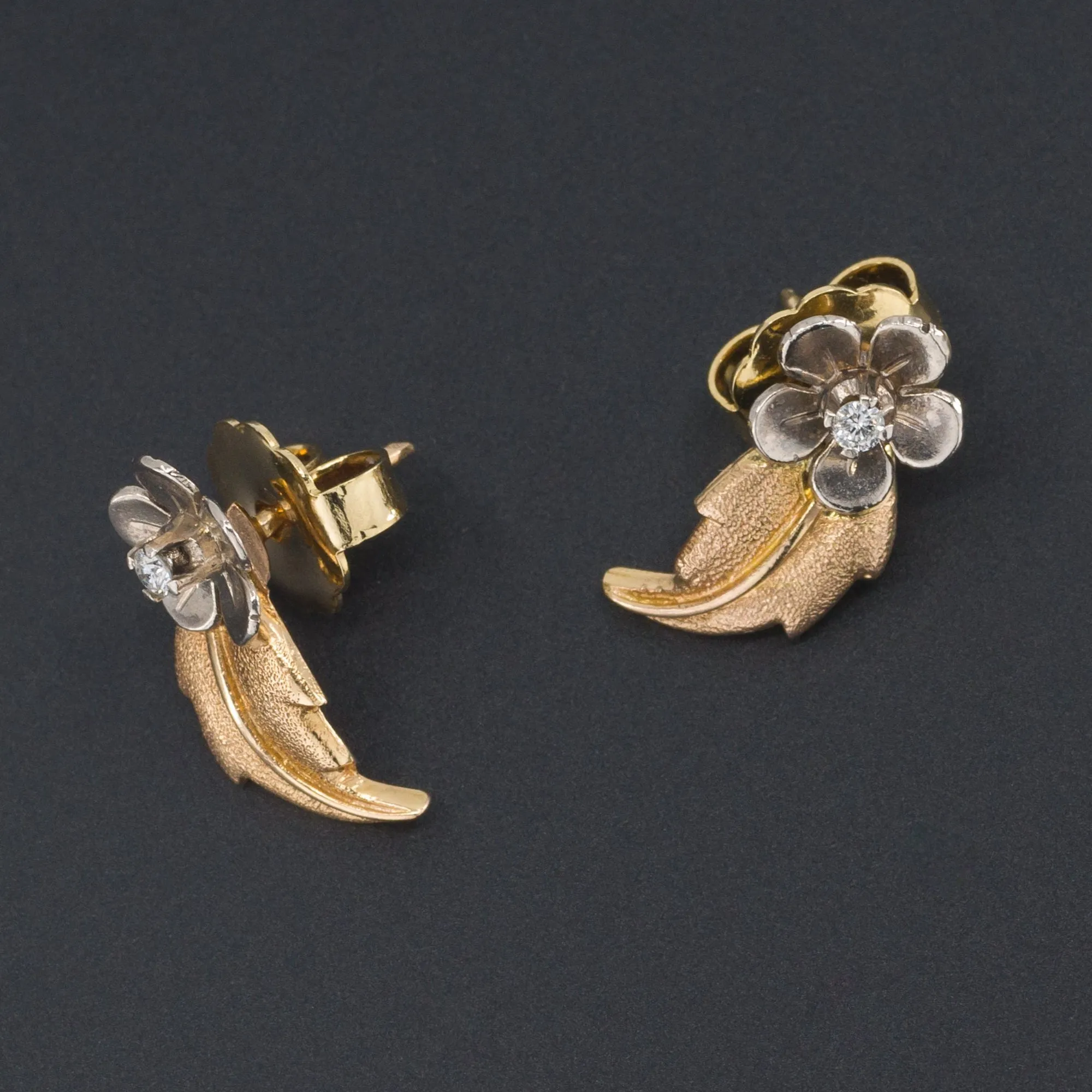 Flower Earrings | Diamond Flower Earrings