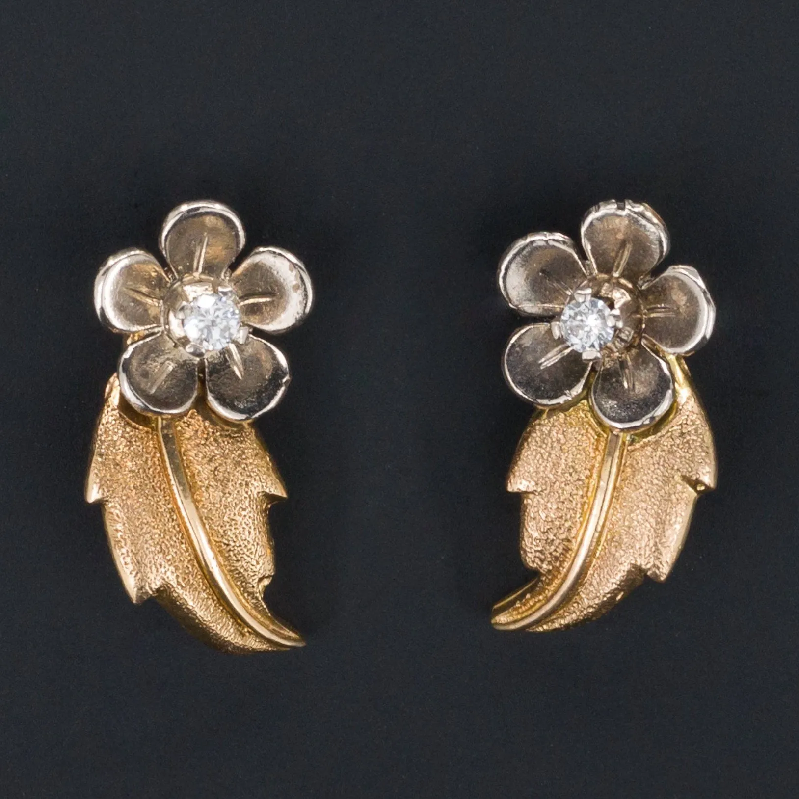 Flower Earrings | Diamond Flower Earrings