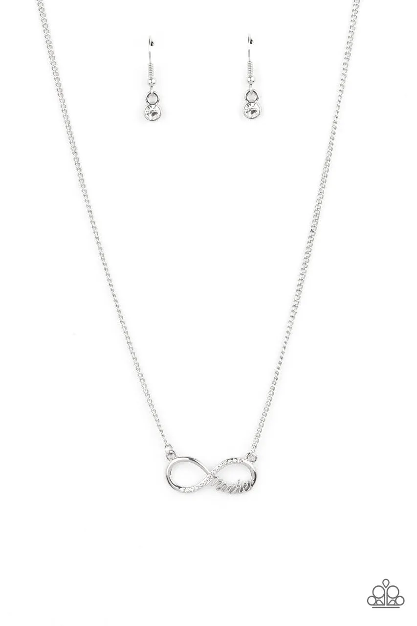 Forever Your Mom Silver Paparazzi Necklace