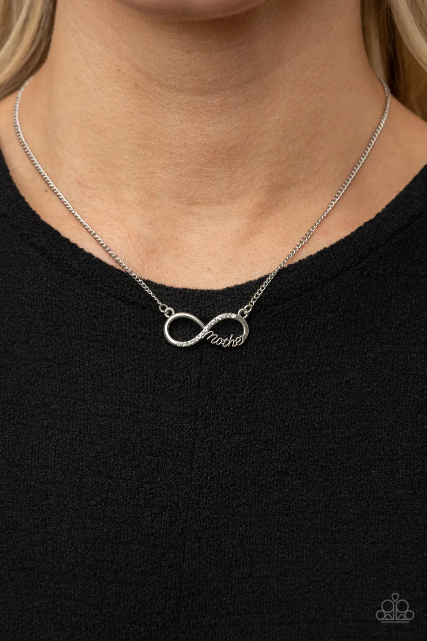 Forever Your Mom Silver Paparazzi Necklace