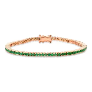 Gemstone Classic Tennis Bracelets
