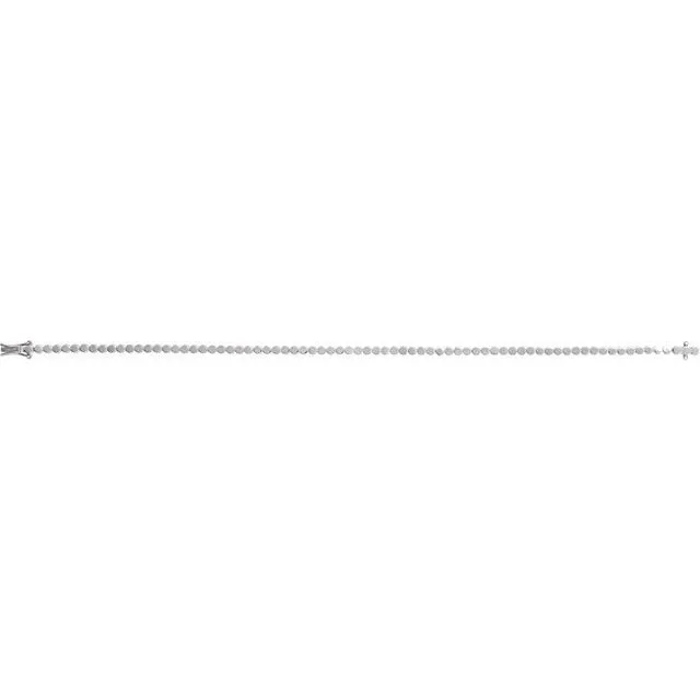 Gold Circle Tennis Bracelet