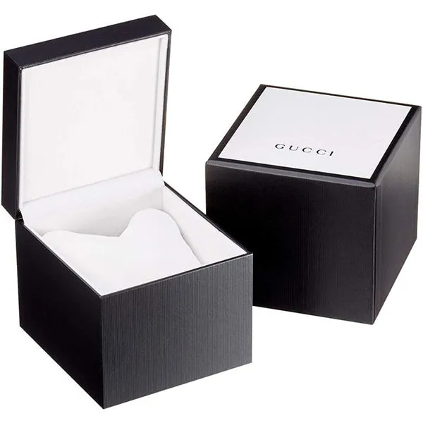 Gucci Dive Silver Stainless Steel Black Dial Quartz Watch for Gents- GUCCI YA136301B