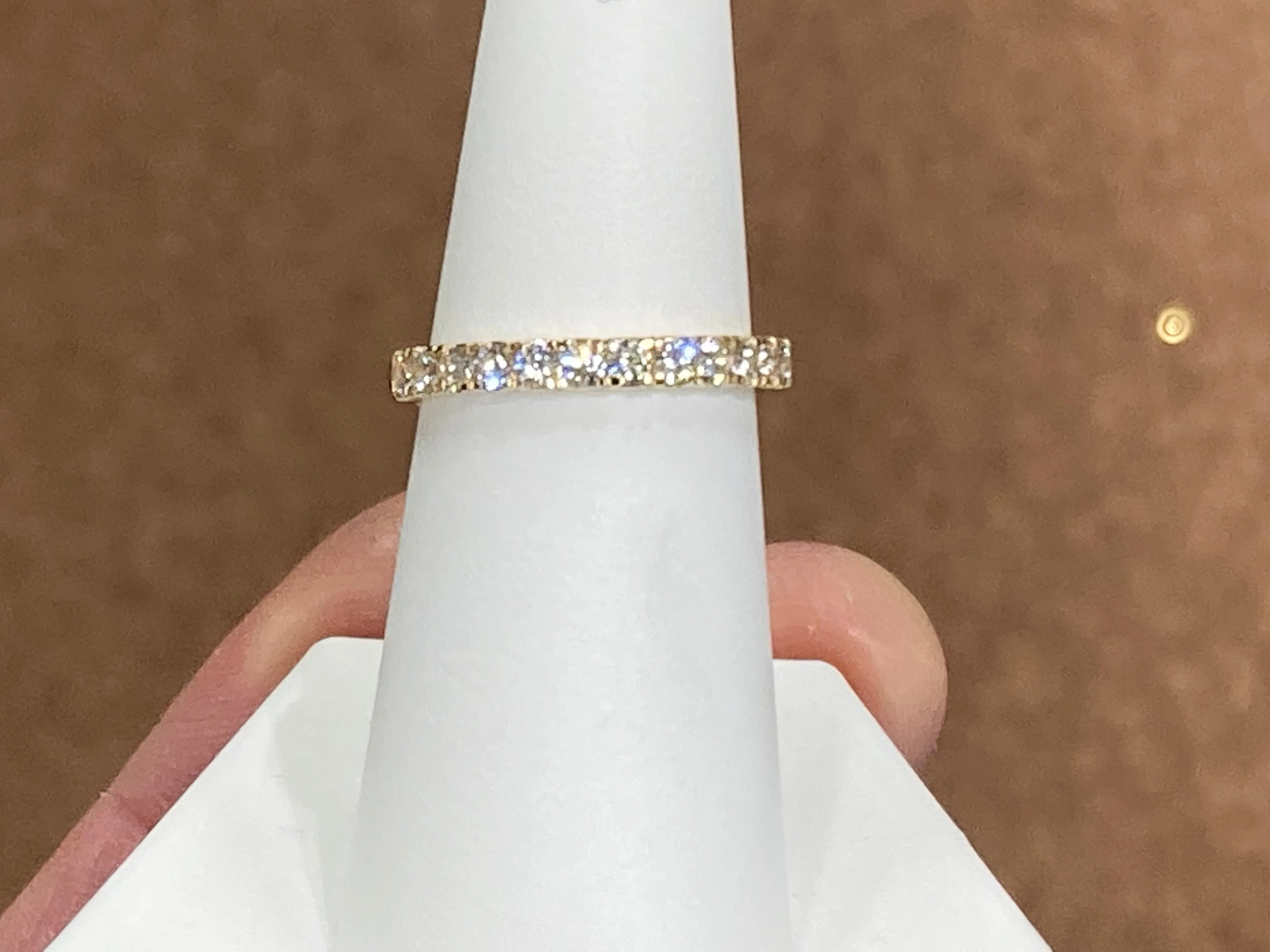Half Carat Diamond Gold Band