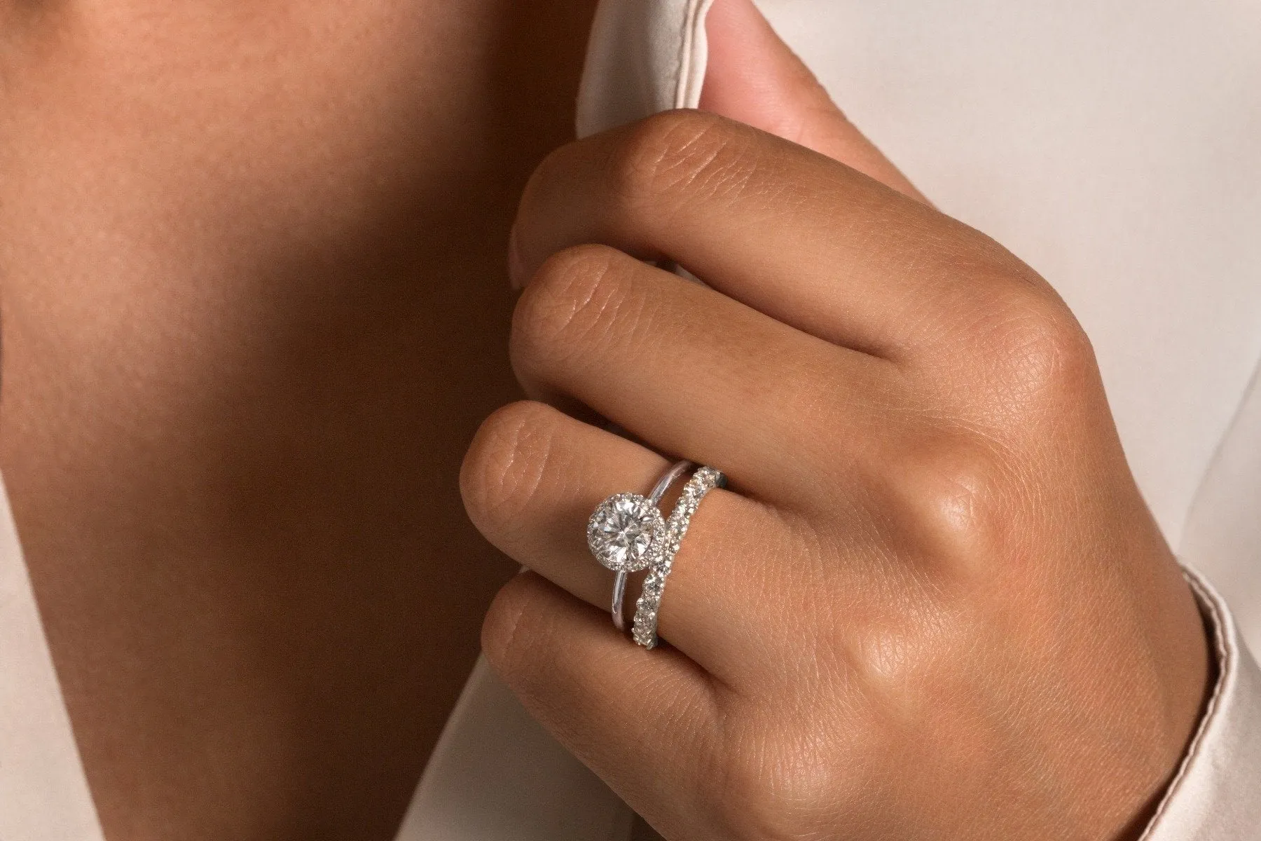 Halo Engagement Ring
