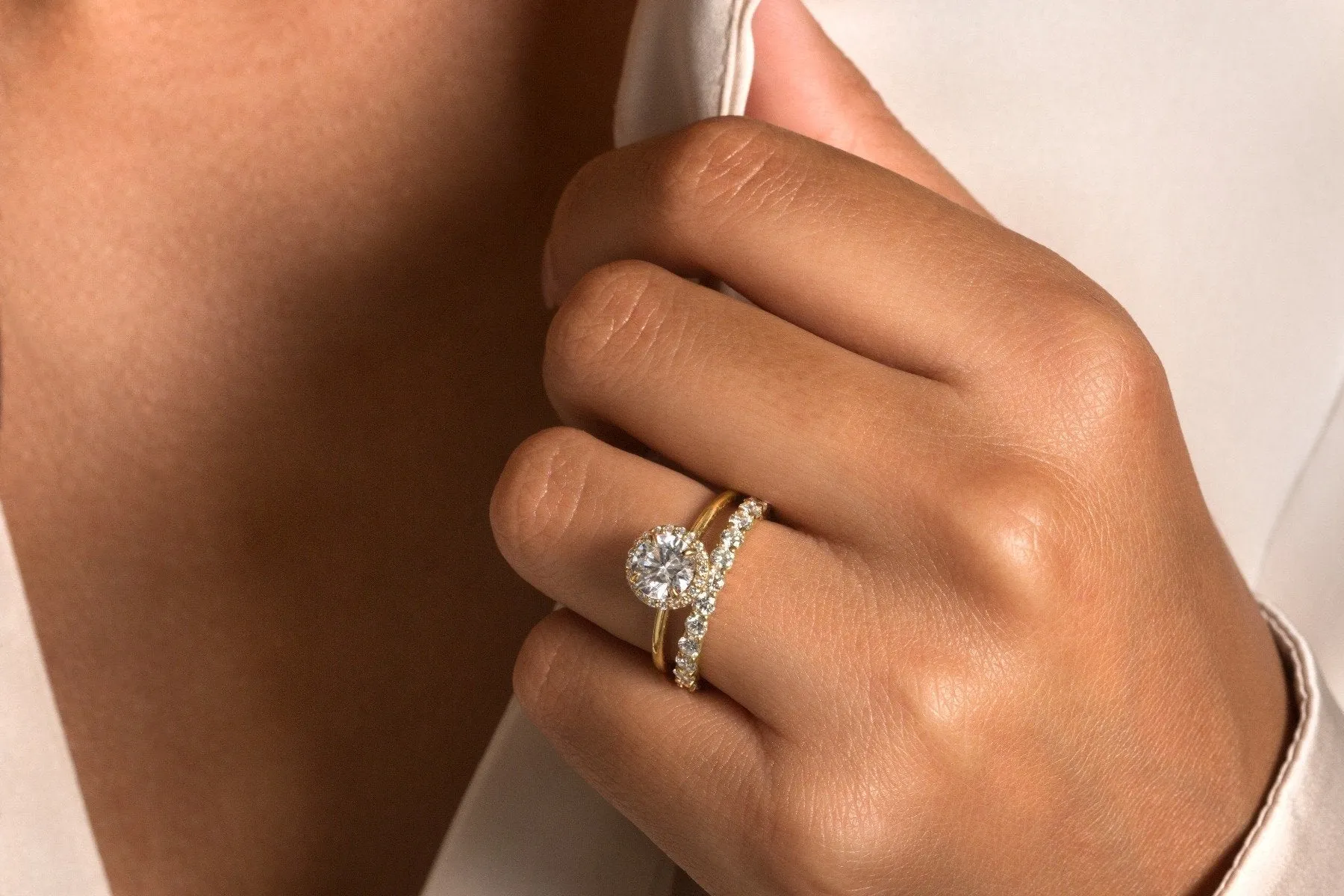 Halo Engagement Ring