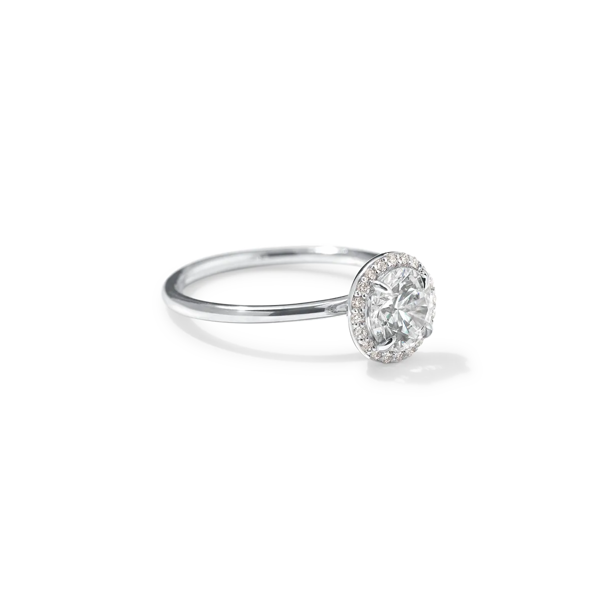 Halo Engagement Ring